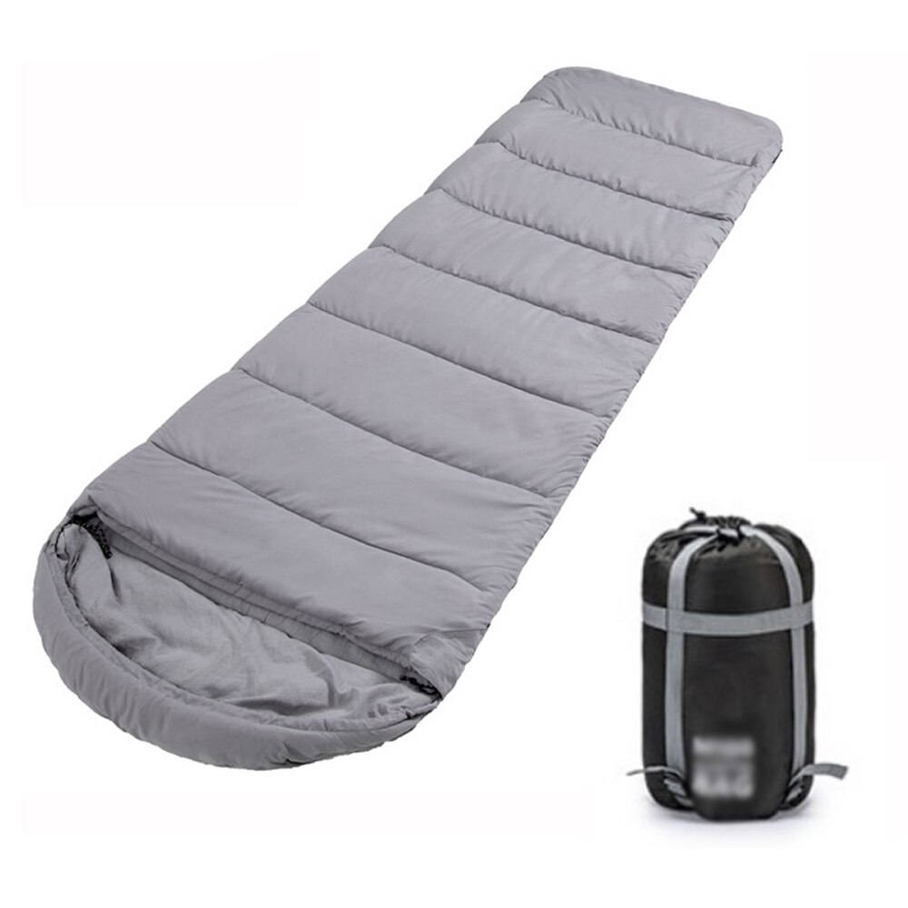 따뜻하고 부드러운 야외 캠핑 침낭, 봉투형 접합 세탁 가능한 경량 겨울 침낭 여행 장비